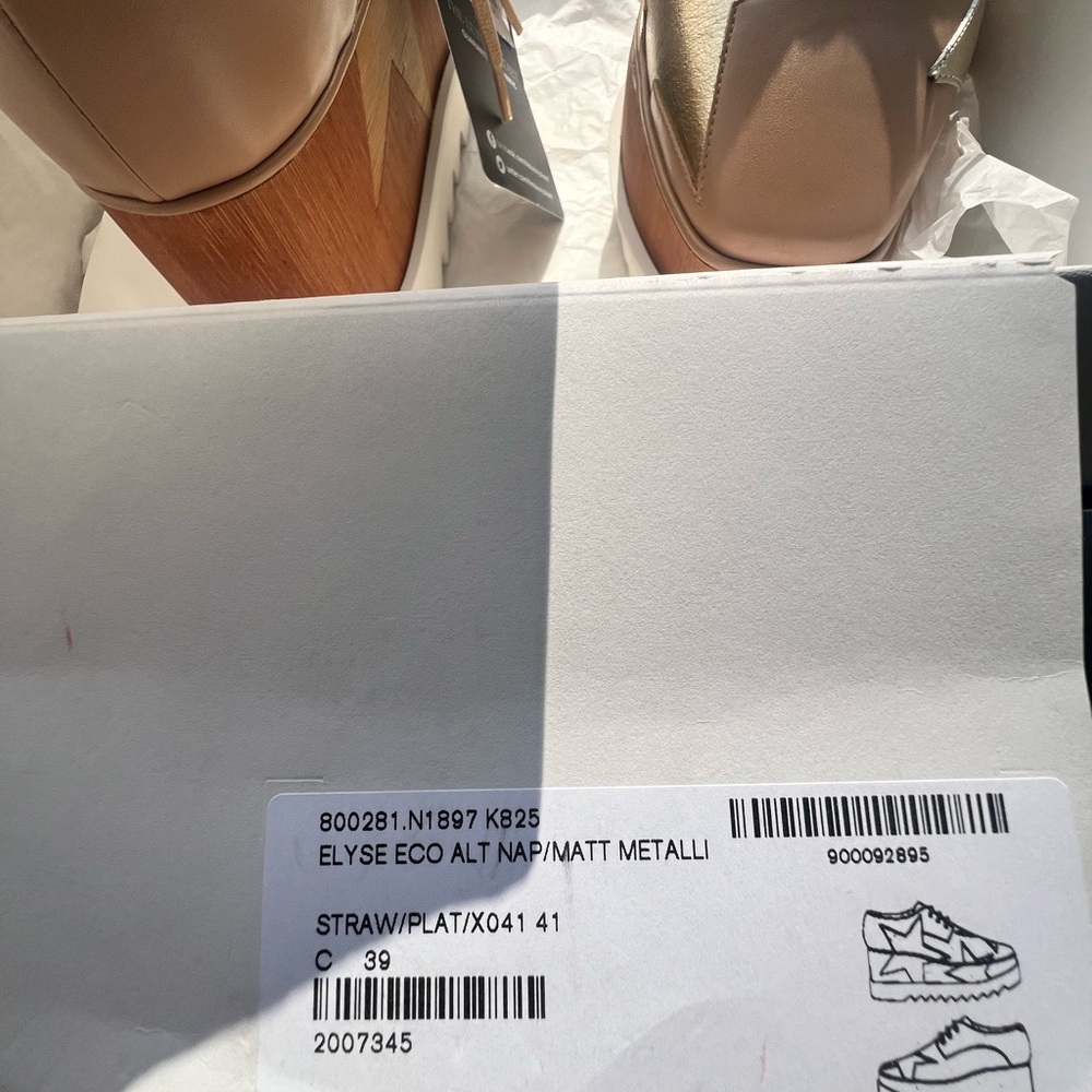 Stella McCartney Platform Shoes - Beige and Metallic - Picture 6 of 8